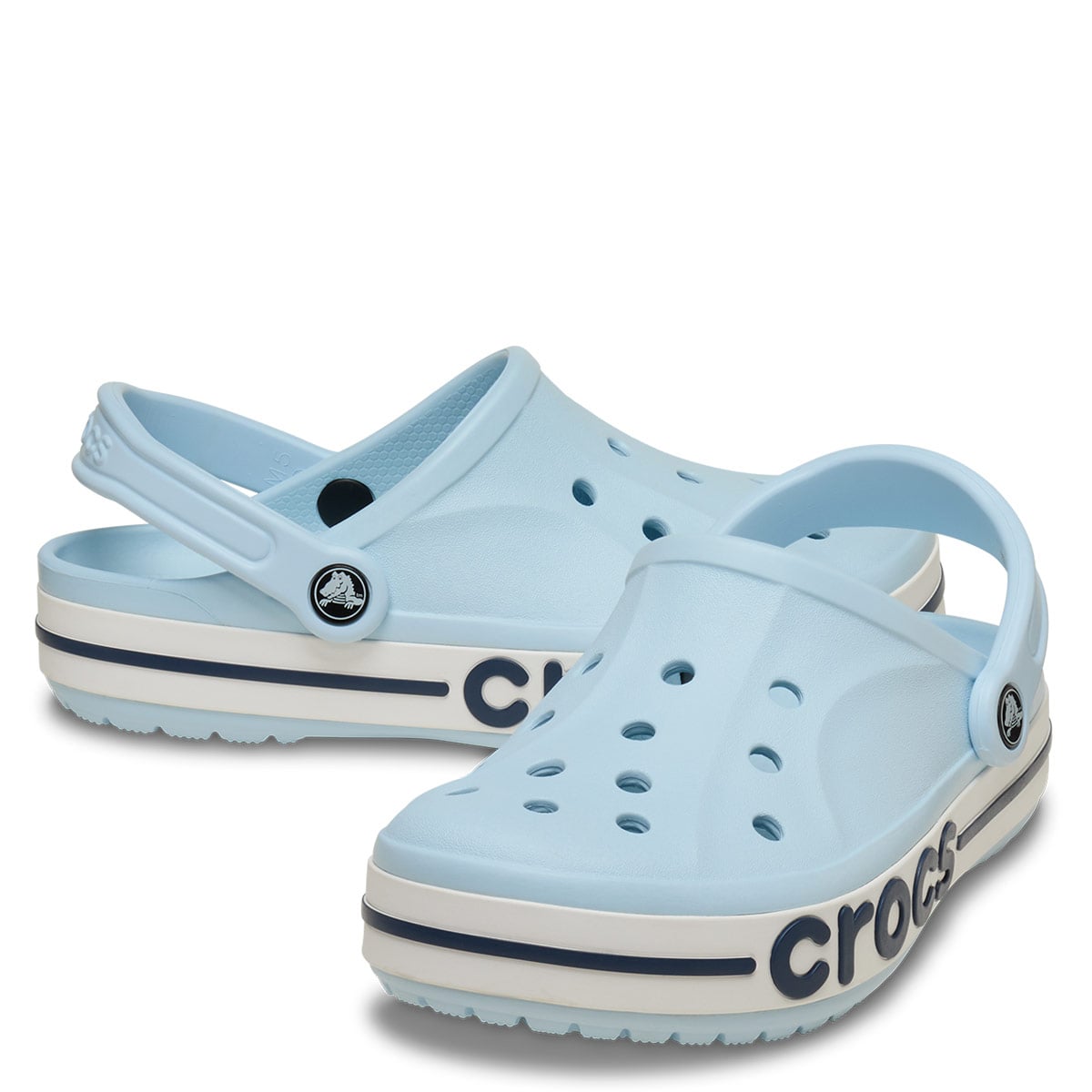 ZUECOS MUJER CROCS CELESTE BAYABAND CLOG - 2