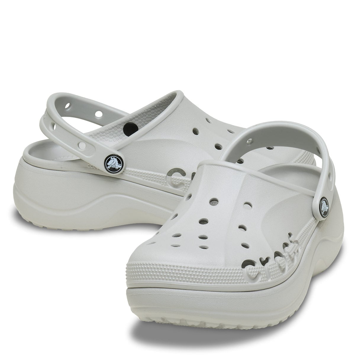 ZUECOS MUJER CROCS BLANCO BAYA PLATFORM CLOG - 3