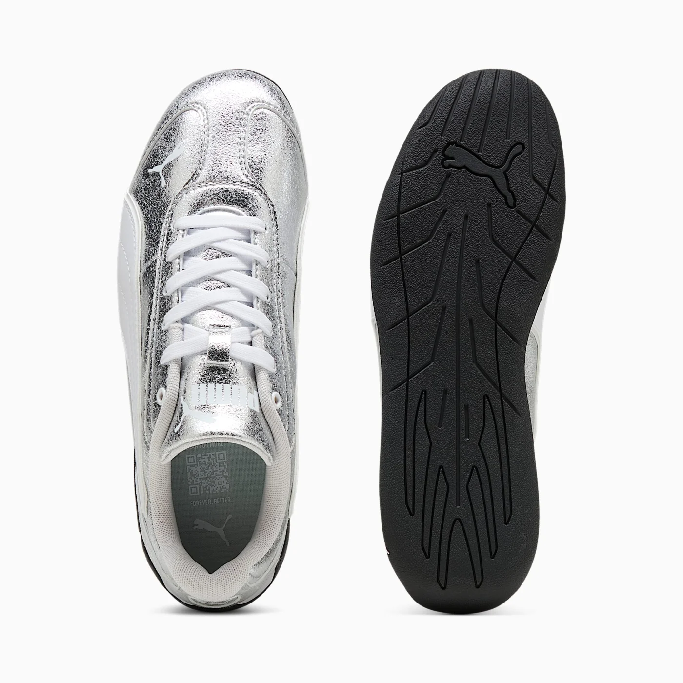 ZAPATILLAS URBANAS MUJER PUMA REPLICATCH METALLIC WHISPE PLATEADO - 4