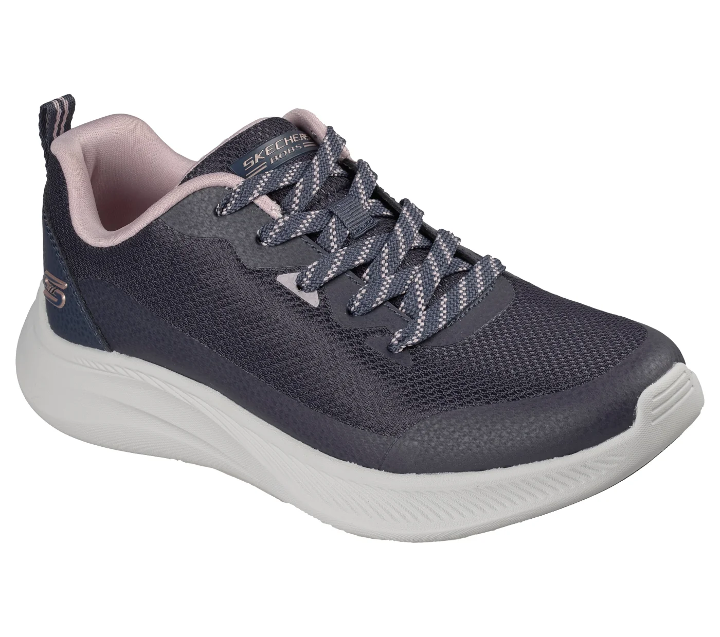 ZAPATILLAS MUJER SKECHERS URBANAS NEGRO BOBS MODA FLEX - 1