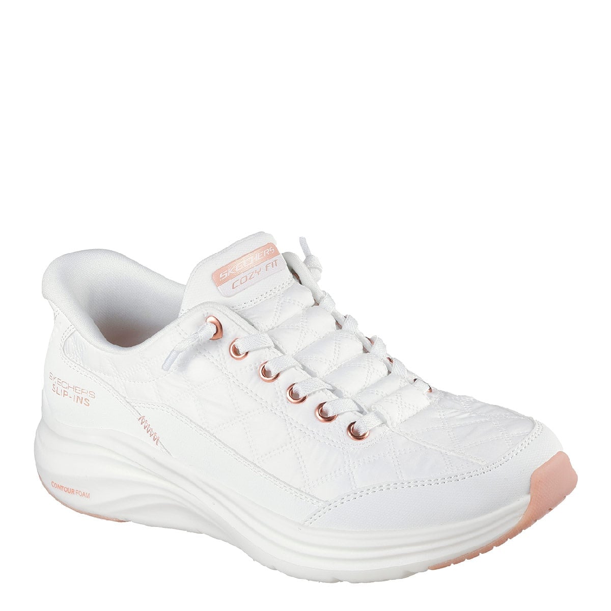 ZAPATILLAS MUJER SKECHERS URBANAS BLANCO CONTOUR FOAM - 1