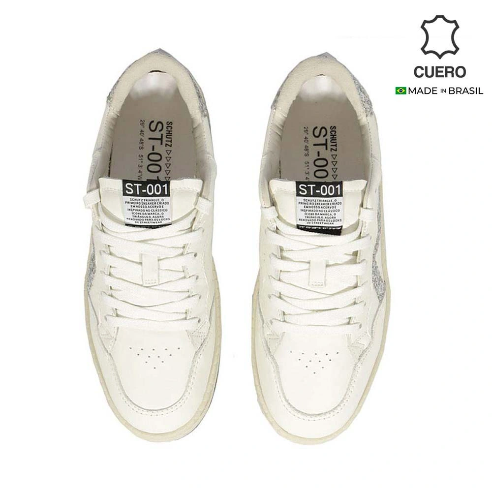 ZAPATILLAS CUERO CASUALES MUJER SCHUTZ BLANCO - 4