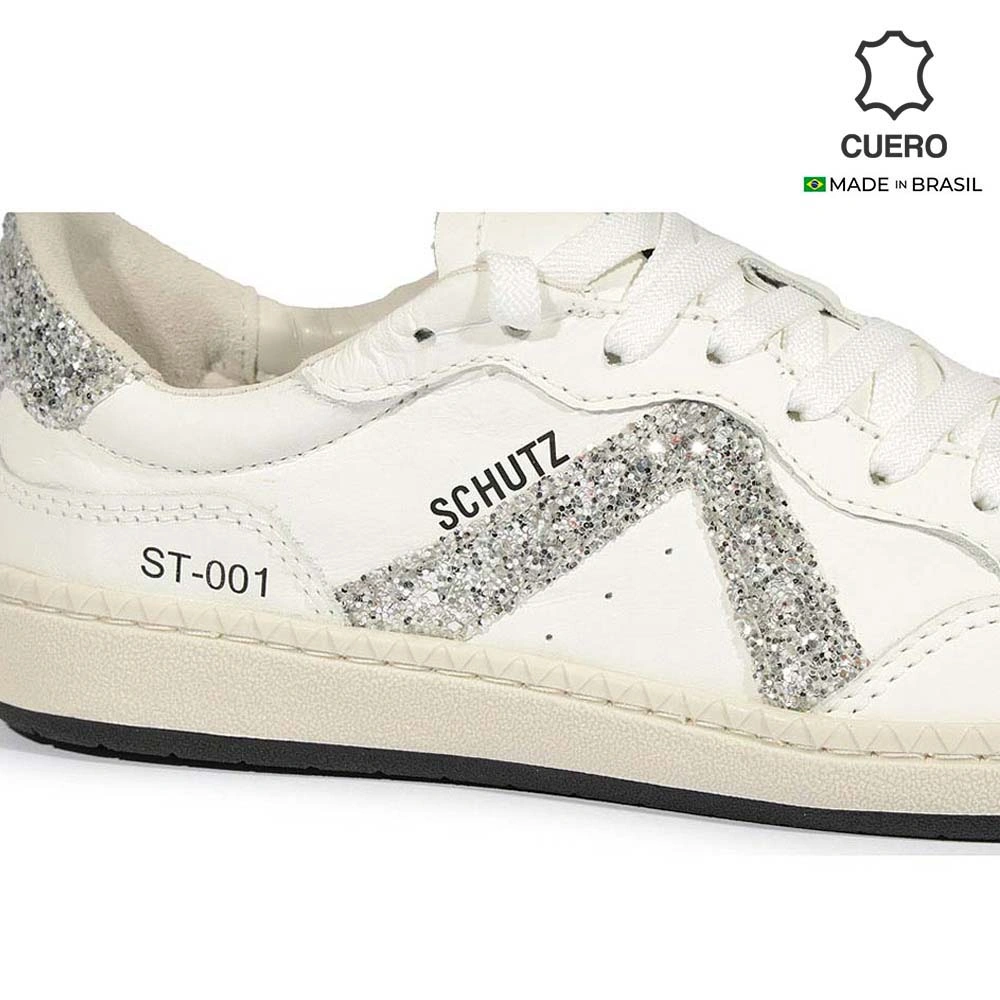 ZAPATILLAS CUERO CASUALES MUJER SCHUTZ BLANCO - 5