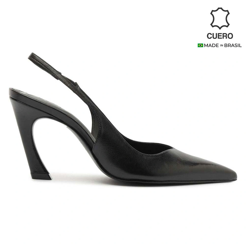 ZAPATOS DE VESTIR CUERO MUJER SCHUTZ NEGRO - 1