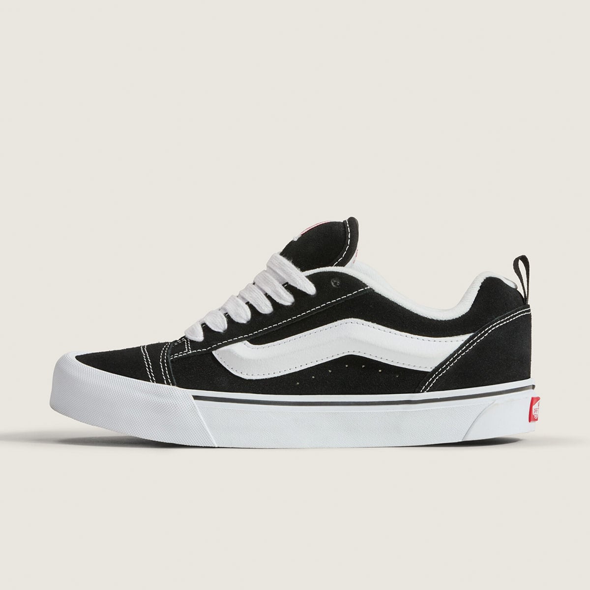 ZAPATILLAS MUJER VANS URBANAS NEGRO KNU SKOOL CUERO - 2