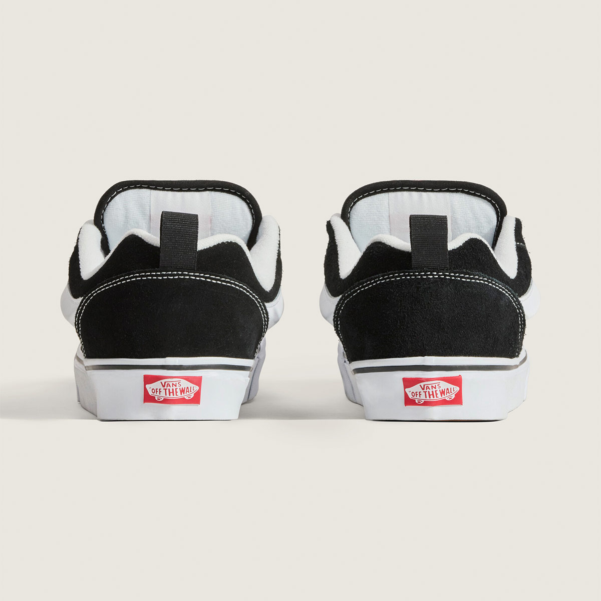 ZAPATILLAS MUJER VANS URBANAS NEGRO KNU SKOOL CUERO - 4