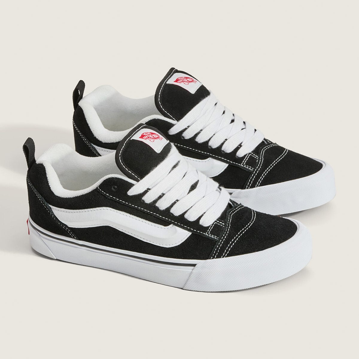 ZAPATILLAS MUJER VANS URBANAS NEGRO KNU SKOOL CUERO - 1
