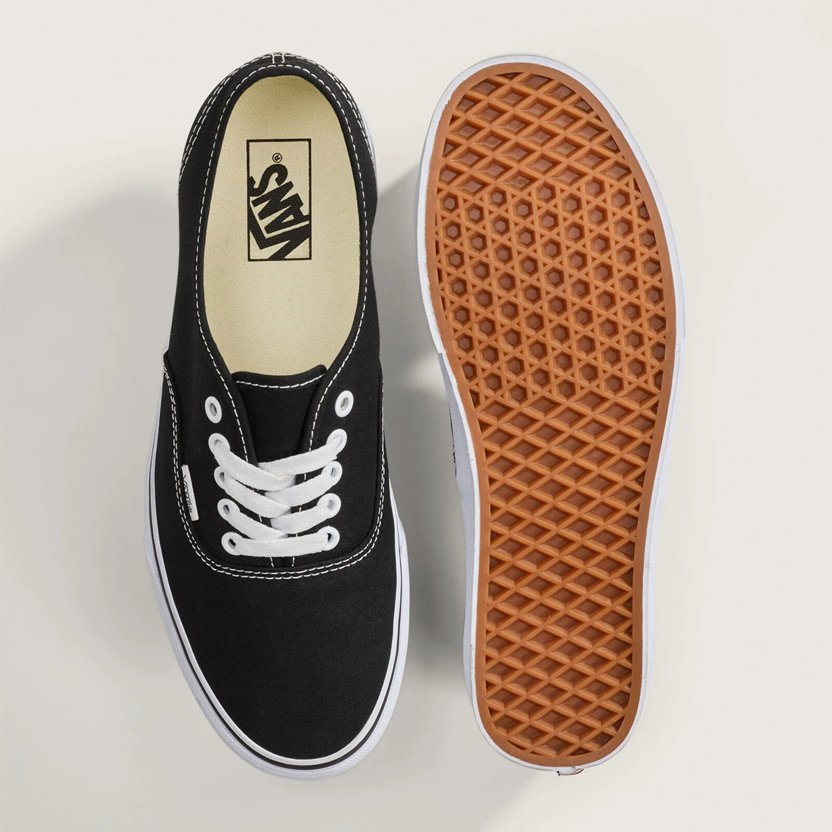 ZAPATILLAS MUJER VANS URBANAS NEGRO UA AUTH CUERO - 3
