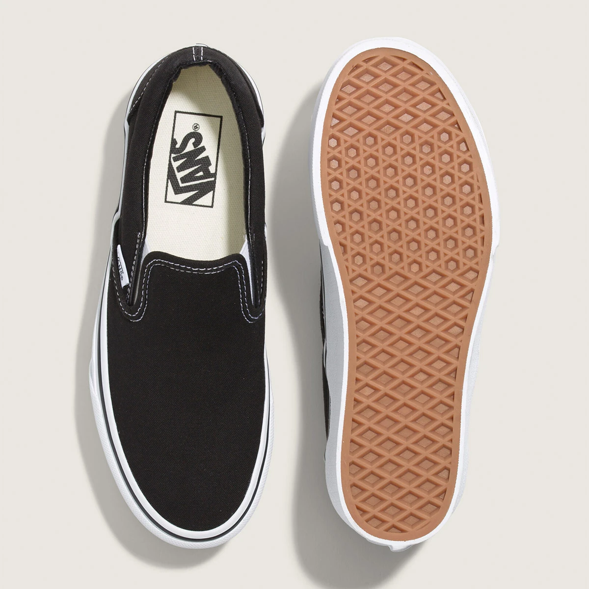 ZAPATILLAS MUJER VANS URBANAS NEGRO UA CLAS CUERO - 3
