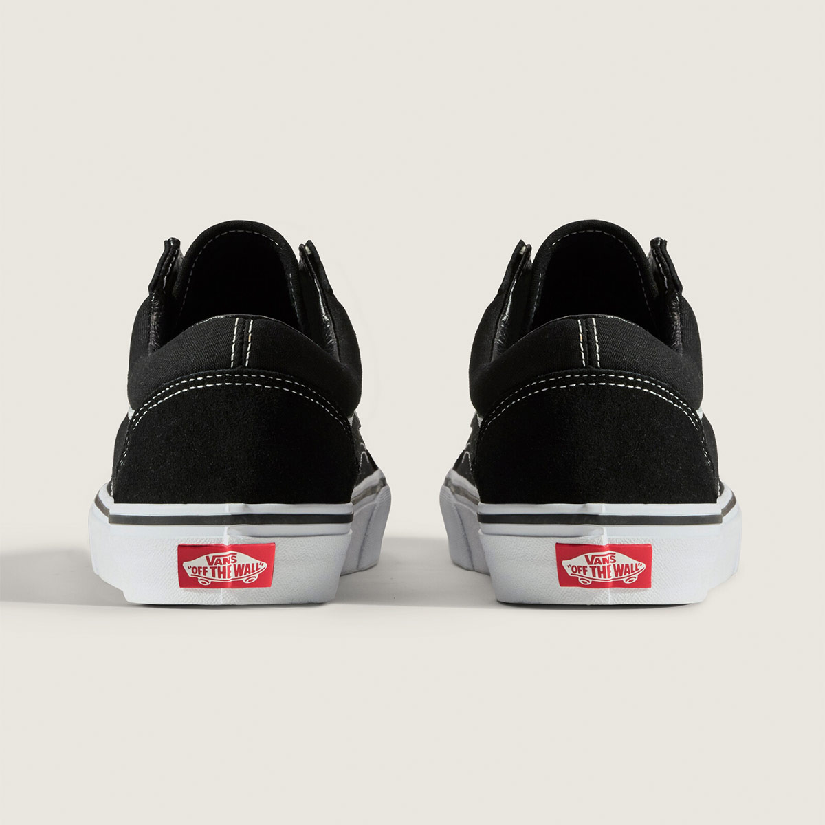 ZAPATILLAS MUJER VANS URBANAS NEGRO UA OLD SK CUERO - 4