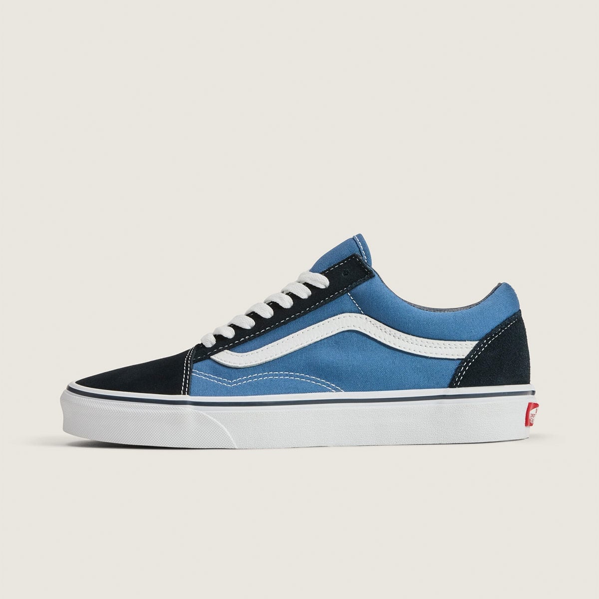 ZAPATILLAS MUJER VANS URBANAS AZUL MARINO OLD CUERO - 2