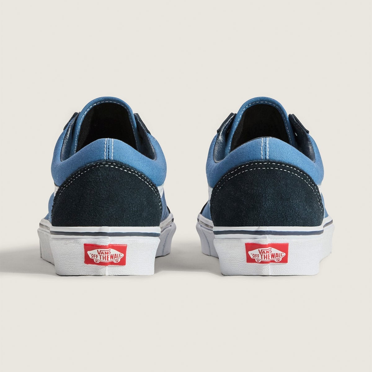 ZAPATILLAS MUJER VANS URBANAS AZUL MARINO OLD CUERO - 4