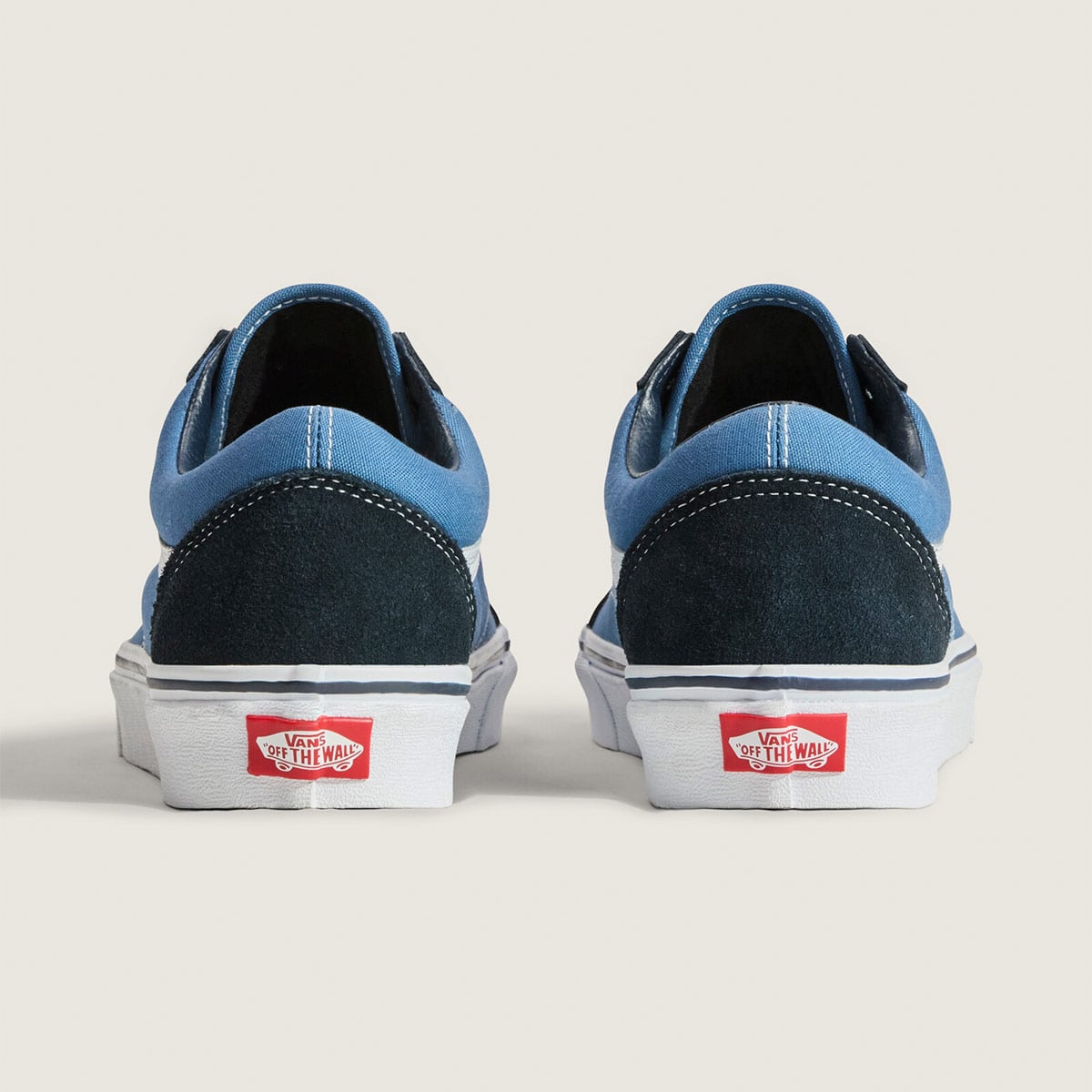 ZAPATILLAS MUJER VANS URBANAS AZUL MARINO OLD CUERO - 4
