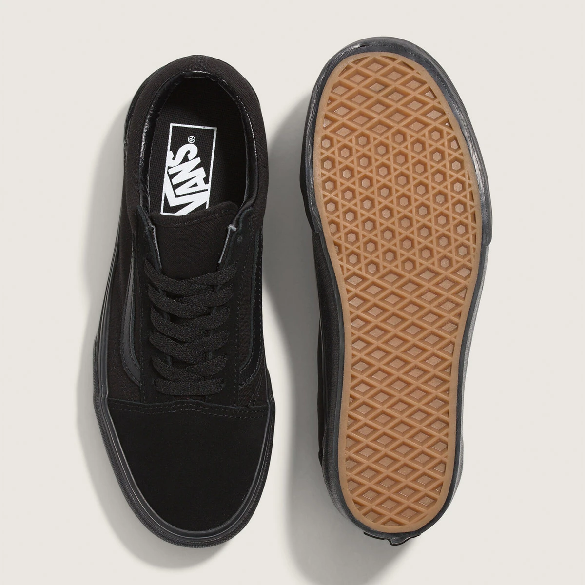 ZAPATILLAS MUJER VANS URBANAS NEGRO OLD SK ST CUERO - 3