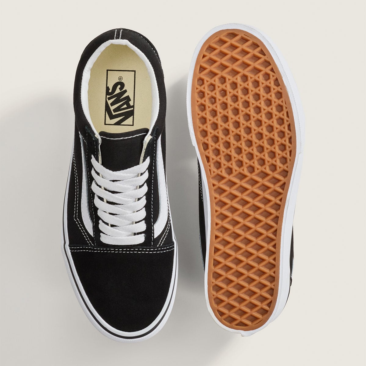 ZAPATILLAS MUJER VANS URBANAS NEGRO OLD CUERO - 3