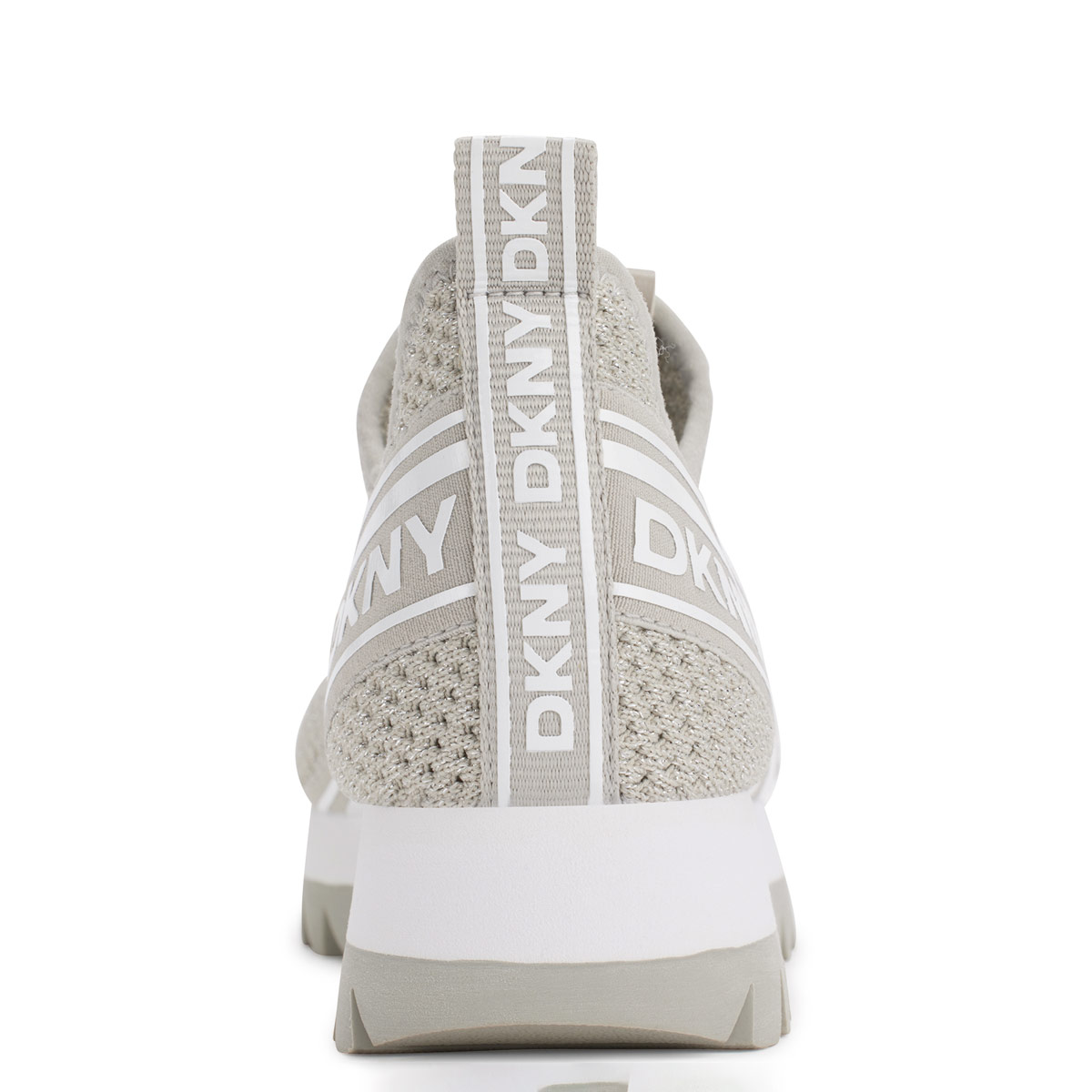 ZAPATILLAS MUJER DKNY URBANAS PLATEADO - 2