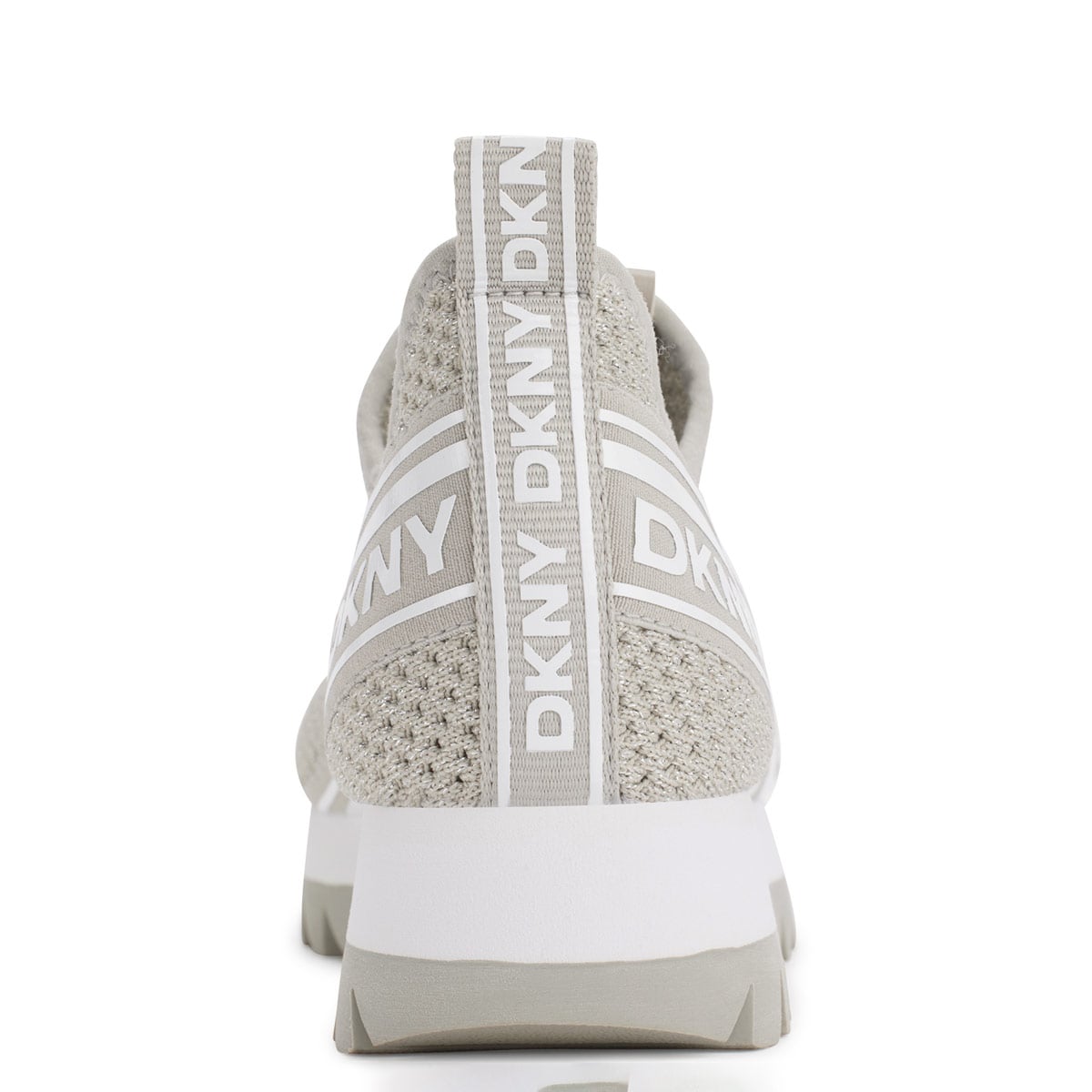 ZAPATILLAS MUJER DKNY CASUALES PLATA K1440498-F9G - 2