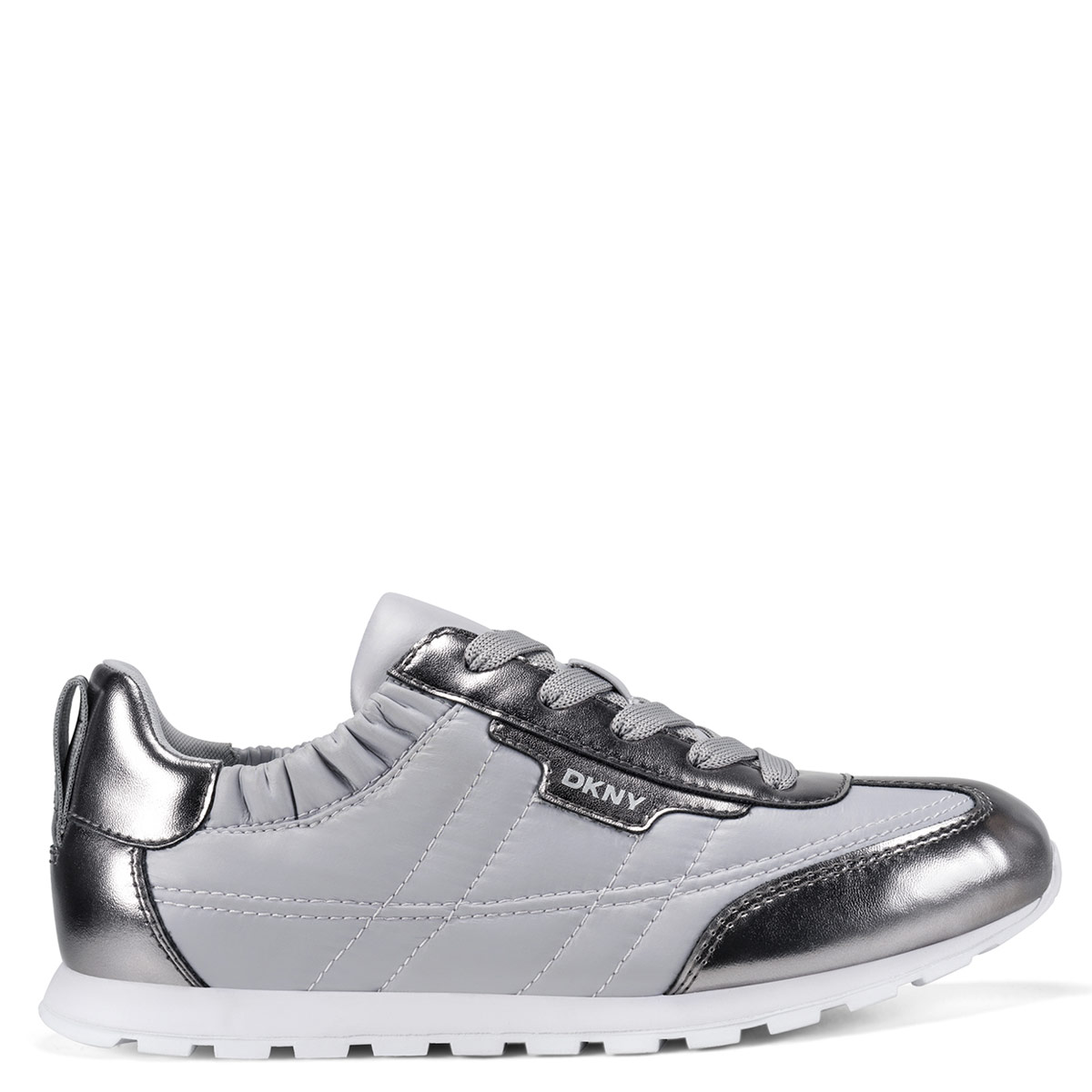 ZAPATILLAS MUJER DKNY CASUALES PLATA K3530595-NIC - 1