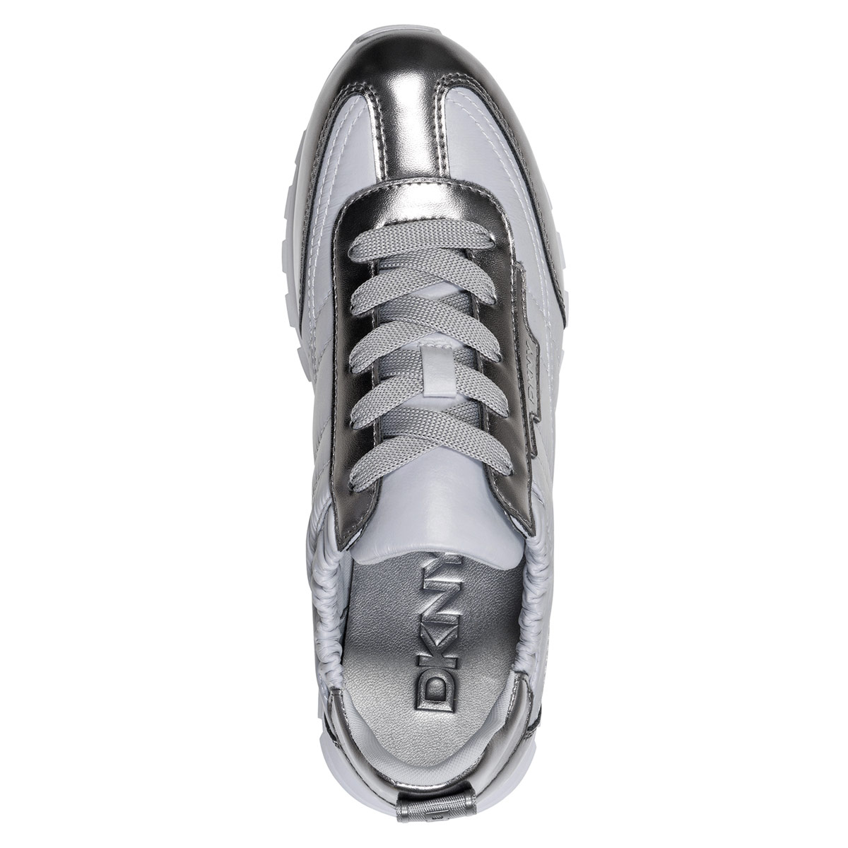 ZAPATILLAS MUJER DKNY CASUALES PLATA K3530595-NIC - 3