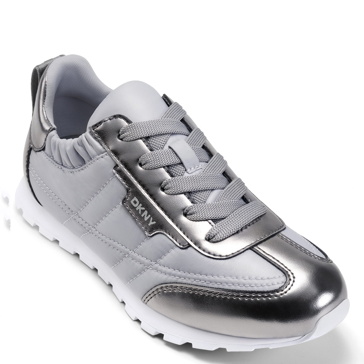 ZAPATILLAS MUJER DKNY CASUALES PLATA K3530595-NIC - 2