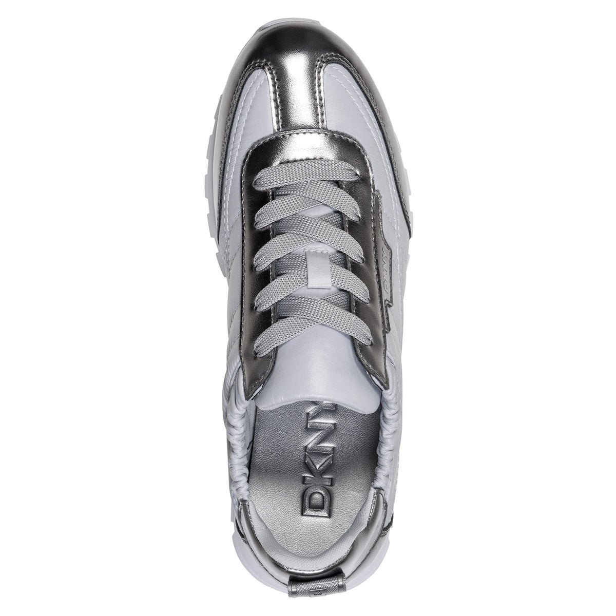 ZAPATILLAS MUJER DKNY CASUALES PLATA K3530595-NIC - 3