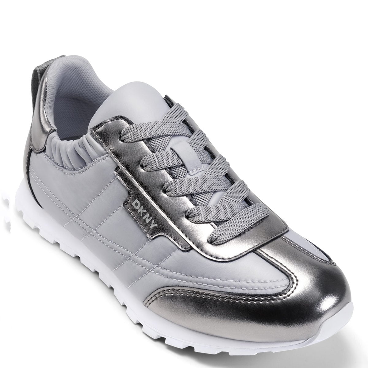 ZAPATILLAS MUJER DKNY CASUALES PLATA K3530595-NIC - 2