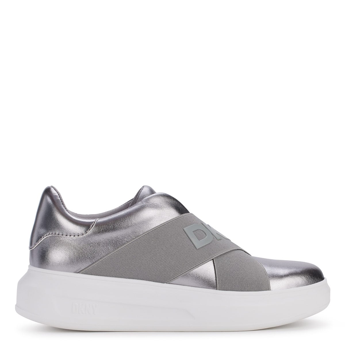ZAPATILLAS MUJER DKNY CASUALES PLATA K4401359-NIC - 1