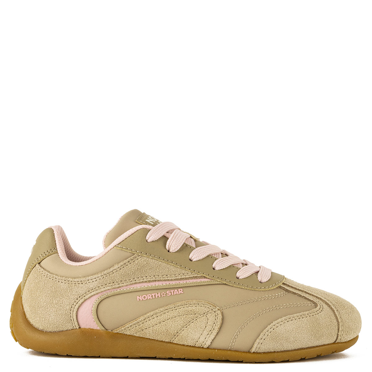 ZAPATILLAS MUJER NORTH STAR CASUALES BEIGE RETRORACE - 1