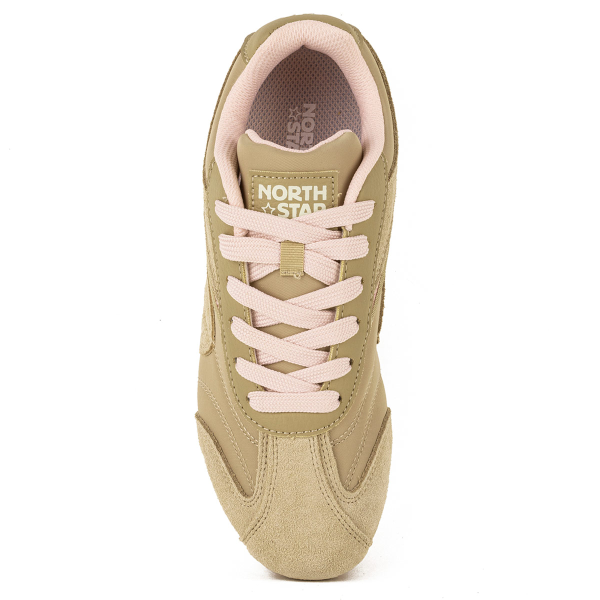 ZAPATILLAS MUJER NORTH STAR CASUALES BEIGE RETRORACE - 4