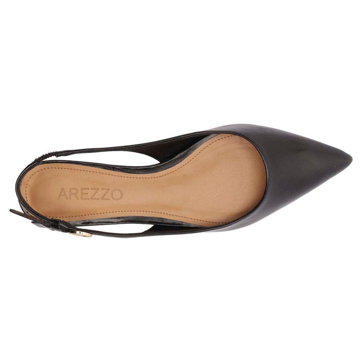 ZAPATOS DE VESTIR MUJER AREZZO NEGRO CUERO - 4