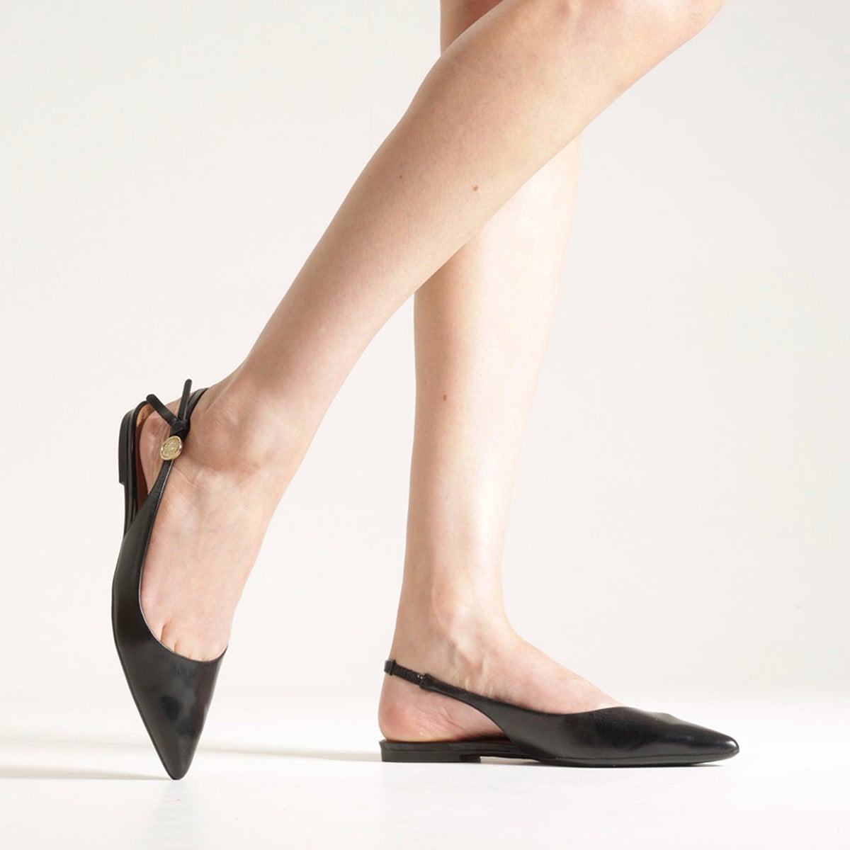 ZAPATOS DE VESTIR MUJER AREZZO NEGRO CUERO - 5