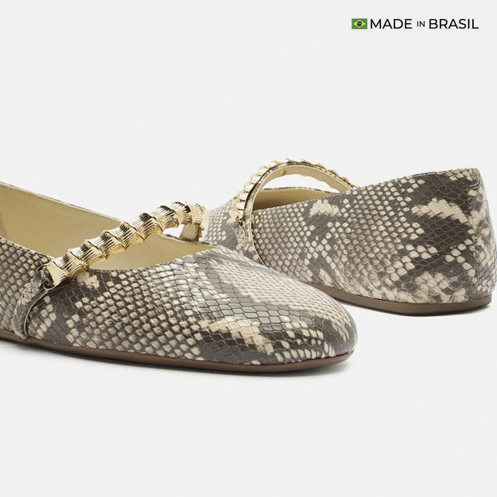 BALLERINAS MUJER AREZZO BEIGE - 4