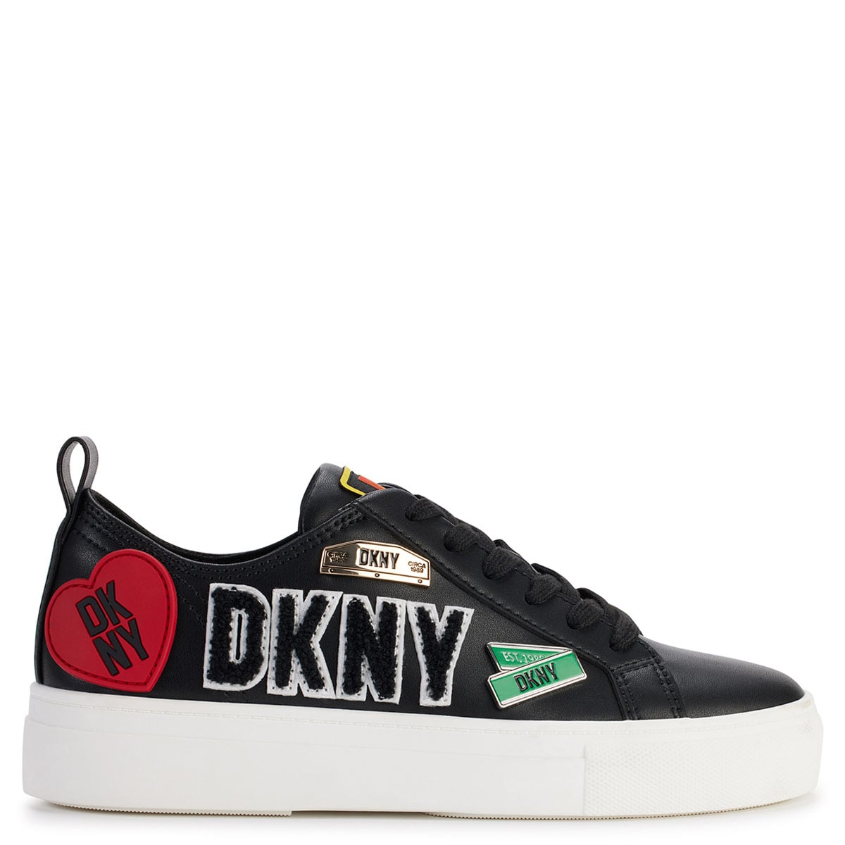 ZAPATILLAS MUJER DKNY CASUALES NEGRO K1469449-BLK - 1