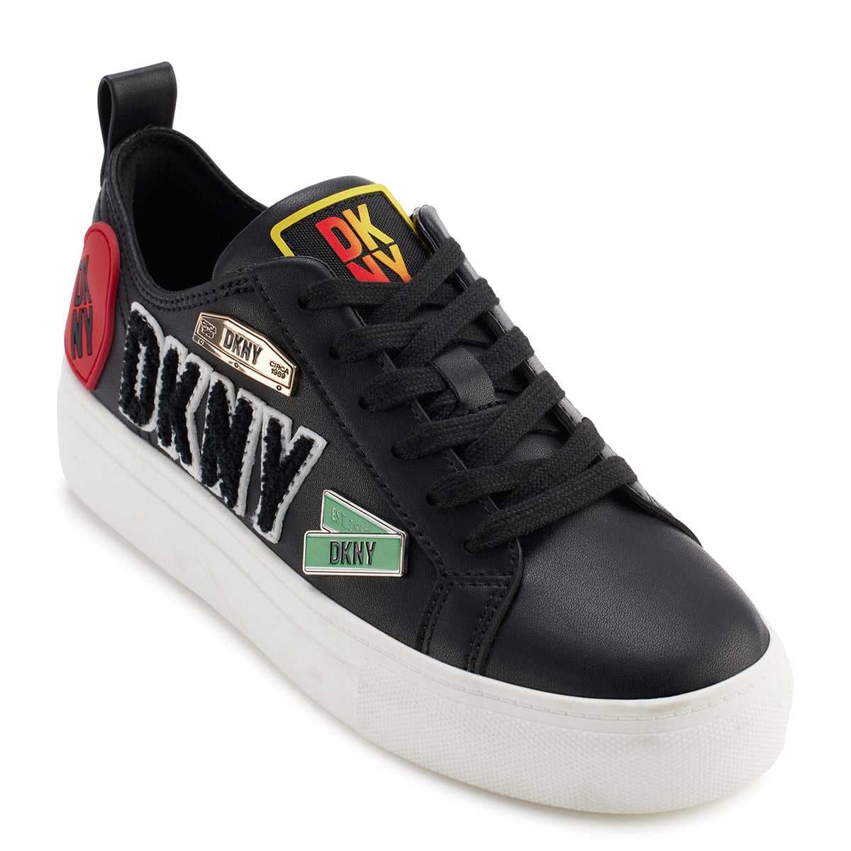 ZAPATILLAS MUJER DKNY CASUALES NEGRO K1469449-BLK - 2