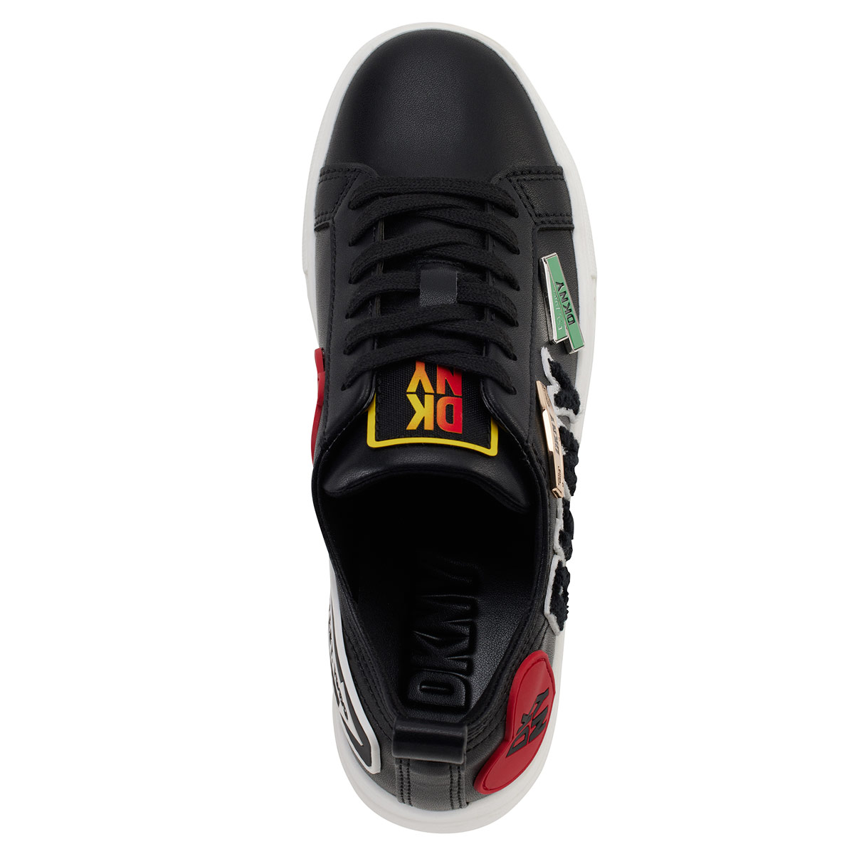 ZAPATILLAS MUJER DKNY CASUALES NEGRO K1469449-BLK - 4