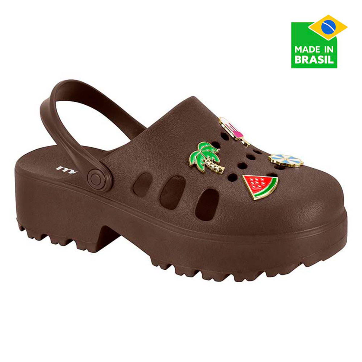 ZAPATOS DE VESTIR MUJER MOLECA CHOCOLATE - 1