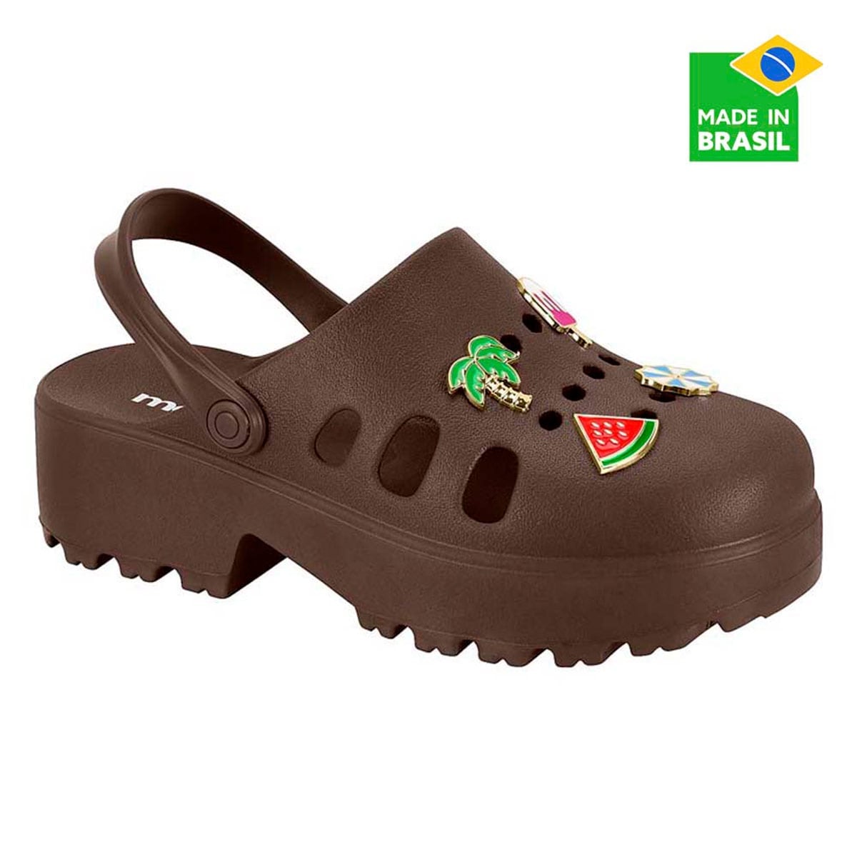 ZAPATOS DE VESTIR MUJER MOLECA CHOCOLATE - 1