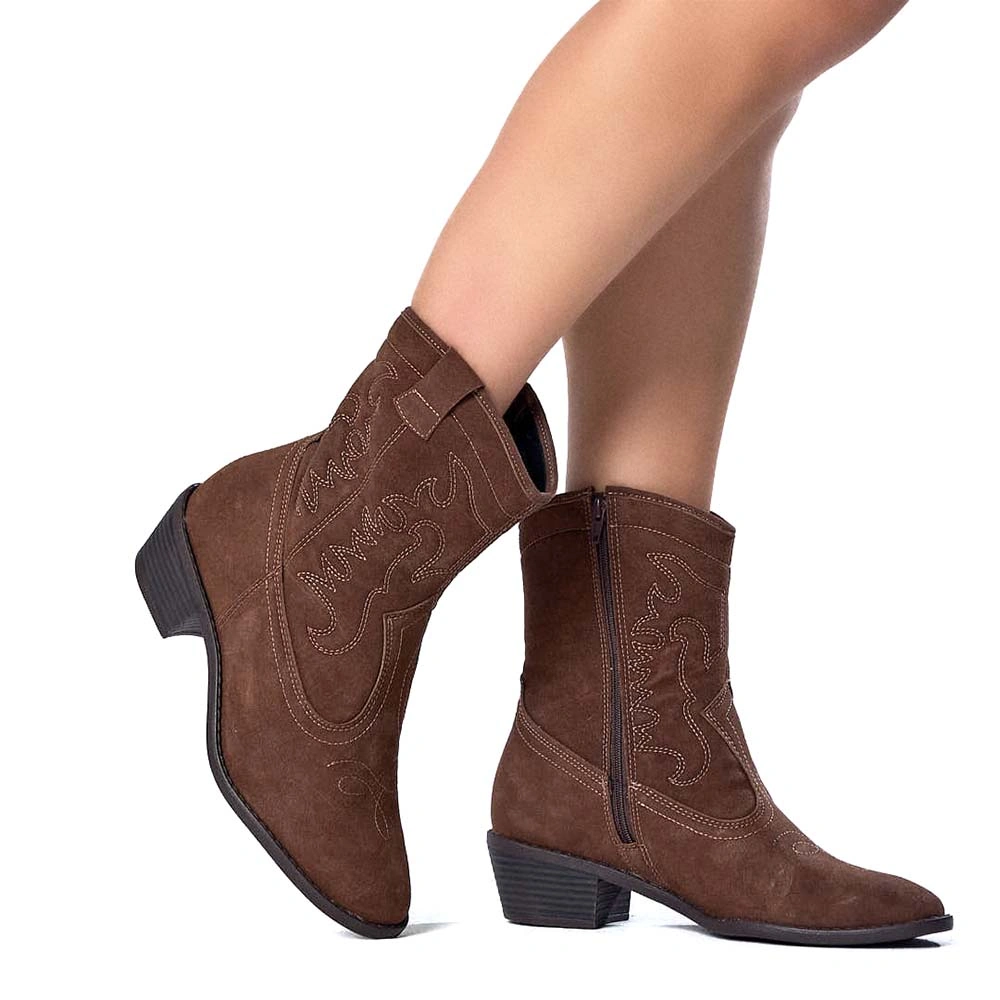 BOTINES MUJER MOLECA CHOCOLATE - 2