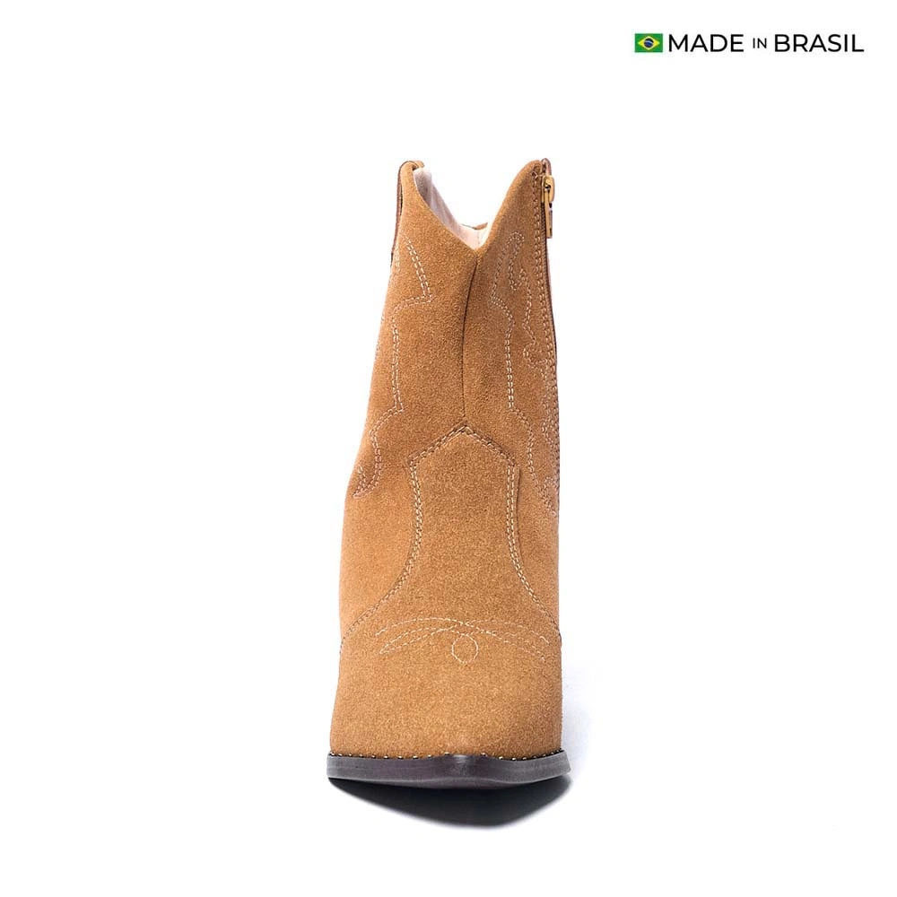 BOTINES MUJER MOLECA CARAMELO - 3