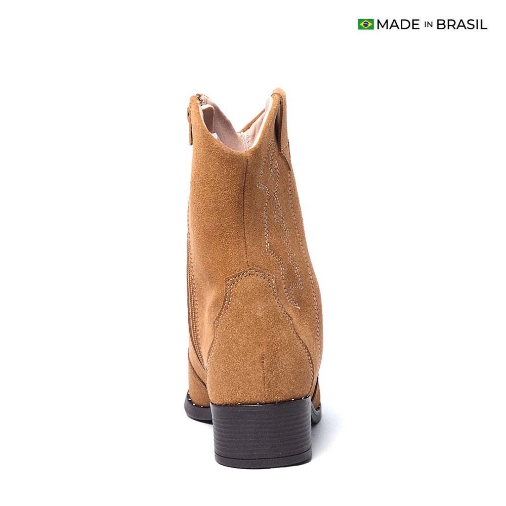 BOTINES MUJER MOLECA CARAMELO - 5