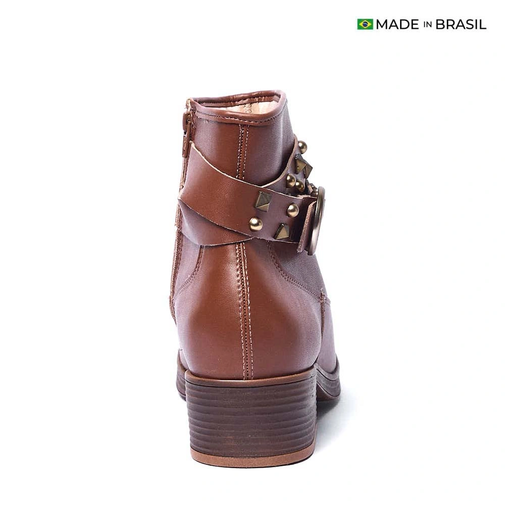 BOTINES MUJER MOLECA AVELLANA - 5