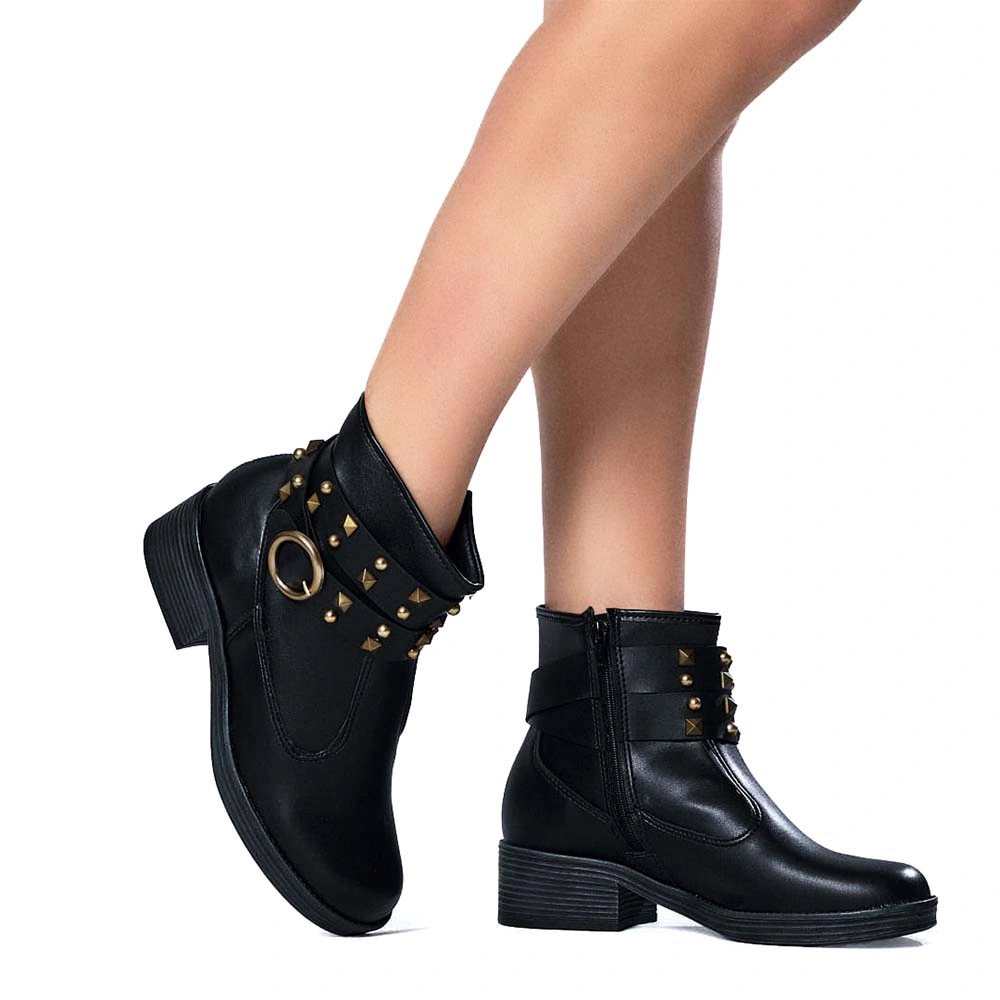 BOTINES MUJER MOLECA NEGRO - 2