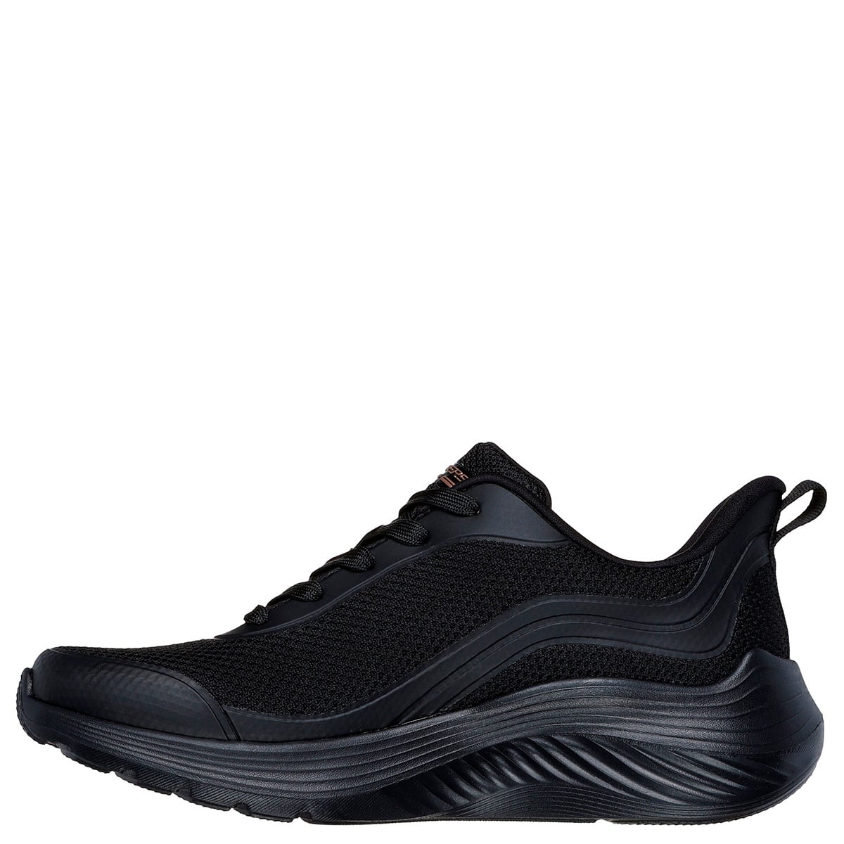 ZAPATILLAS MUJER SKECHERS URBANAS NEGRO BOBS SQUAD WAVES - 3