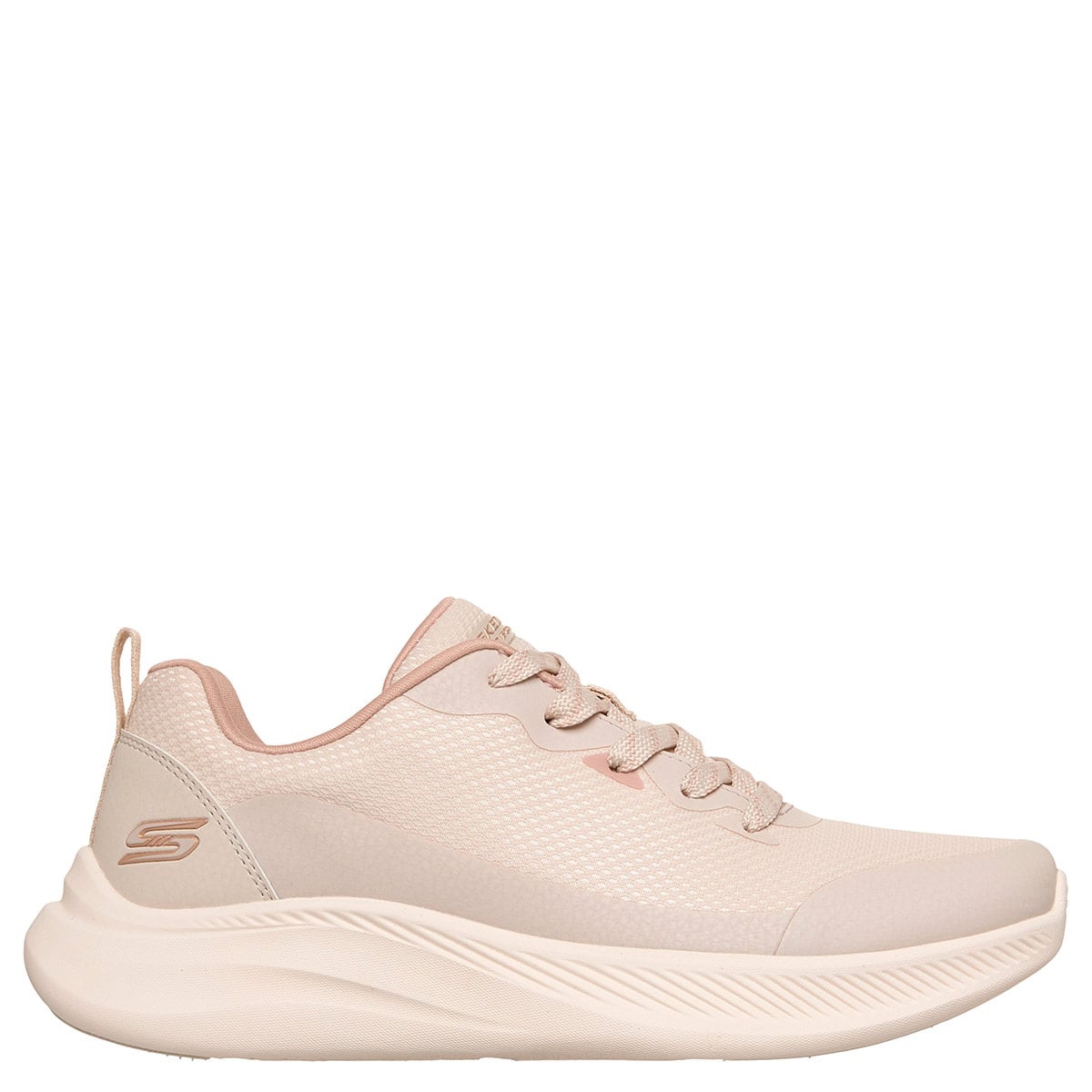 ZAPATILLAS MUJER SKECHERS URBANAS CREMA BOBS SQUAD FLEX - 1