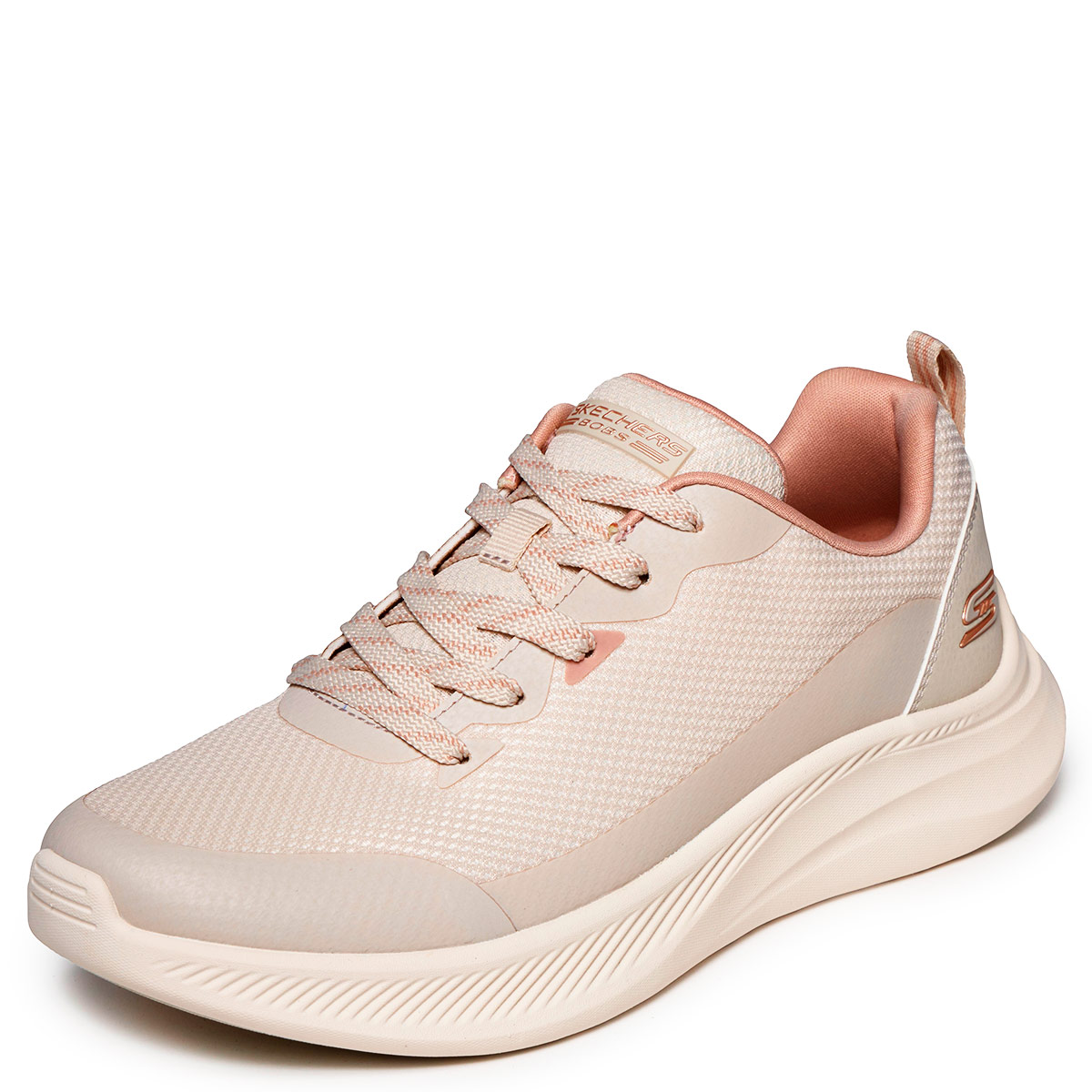 ZAPATILLAS MUJER SKECHERS URBANAS CREMA BOBS SQUAD FLEX - 3