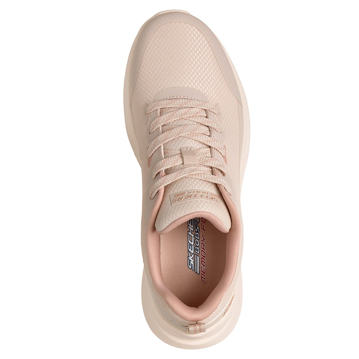 ZAPATILLAS MUJER SKECHERS URBANAS CREMA BOBS SQUAD FLEX - 5