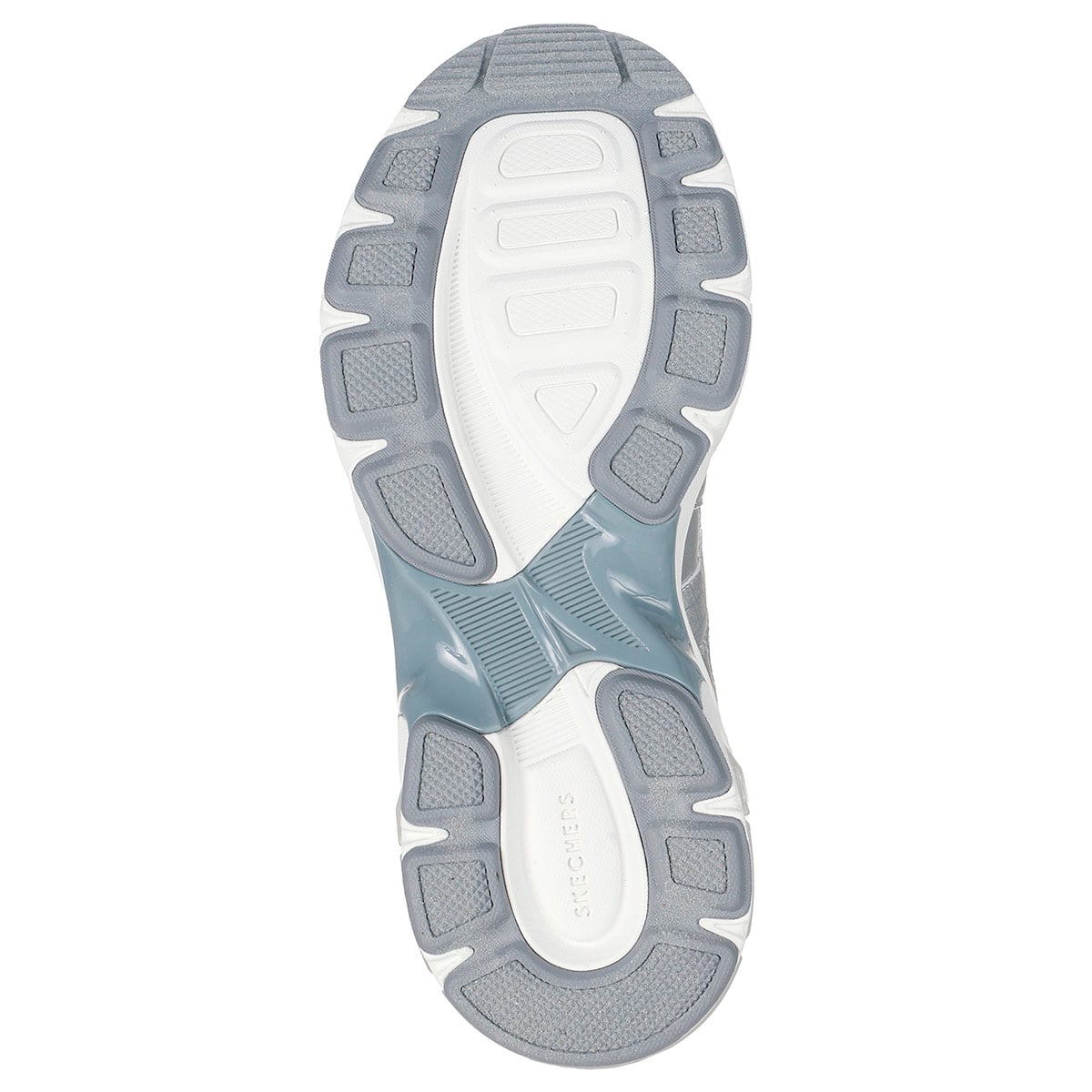 ZAPATILLAS MUJER SKECHERS URBANAS GRIS SHADOW - 6