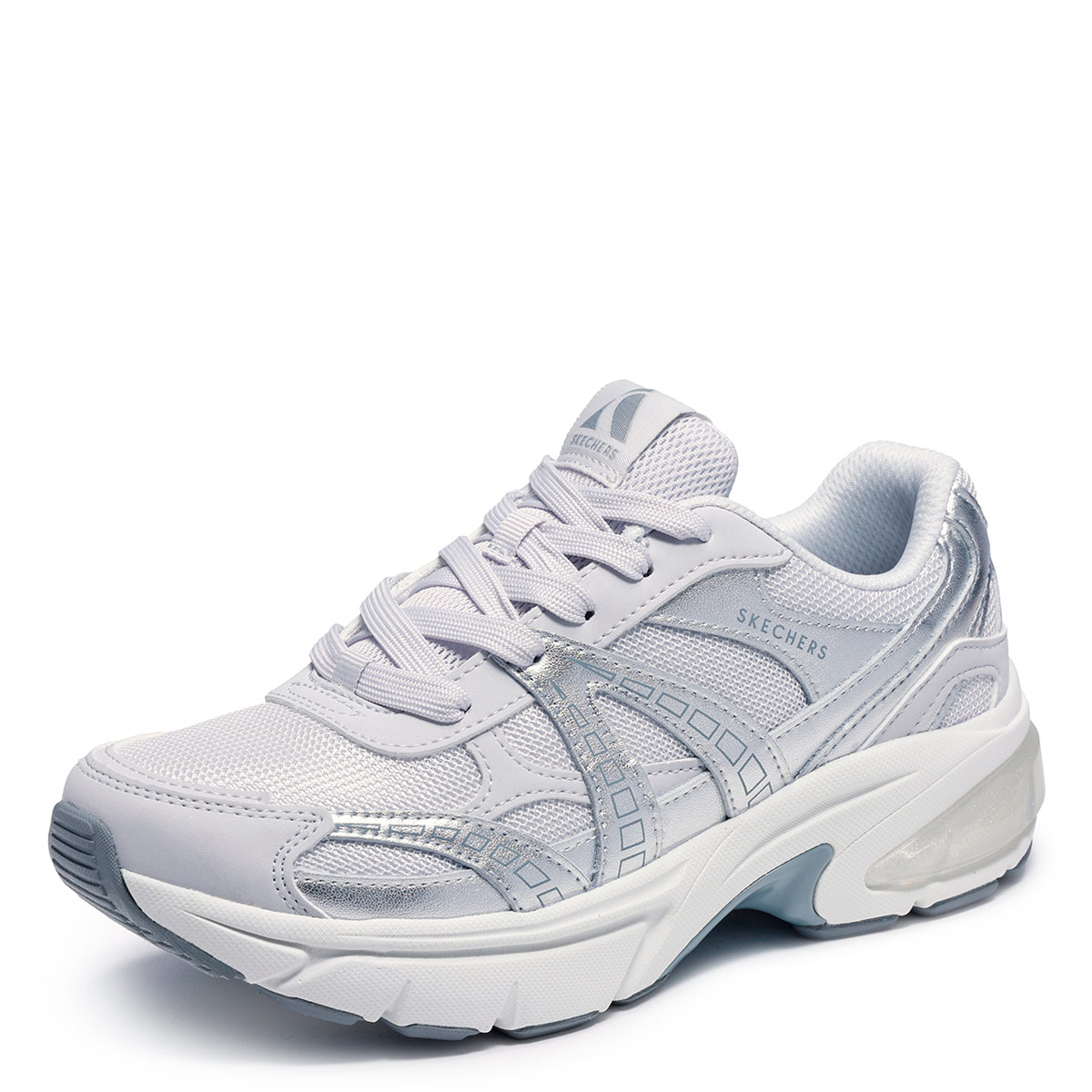 ZAPATILLAS MUJER SKECHERS URBANAS GRIS SHADOW - 3