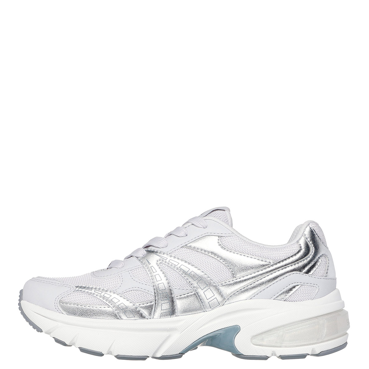 ZAPATILLAS MUJER SKECHERS URBANAS GRIS SHADOW - 4