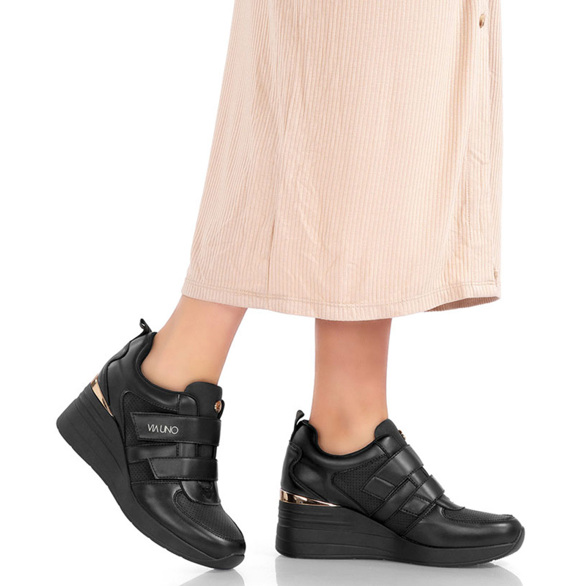 ZAPATILLAS MUJER VIA UNO CASUALES H21583-12-3 - 2
